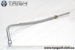 Трубка подвода масла к ТКР КамАЗ короткая в металлической оп... Трубка подвода масла к ТКР КамАЗ короткая в металлической оп...