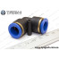 Соединение трубок L-образное 12мм (пластик) (S. I. L. A.)