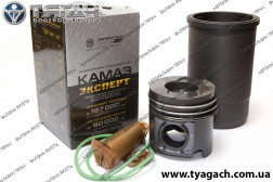 Поршневой к-т КамАЗ 740 (Г(фосф.) ( П(фосф.) с рассек. +коль... Поршневой к-т КамАЗ 740 (Г(фосф.) ( П(фосф.) с рассек. +коль...
