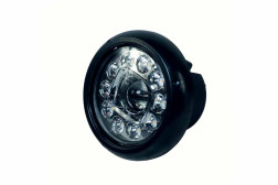 Фара КАМАЗ УАЗ ГАЗ LED кругла 12-24V з ДХВ поворот S.I.L.A.